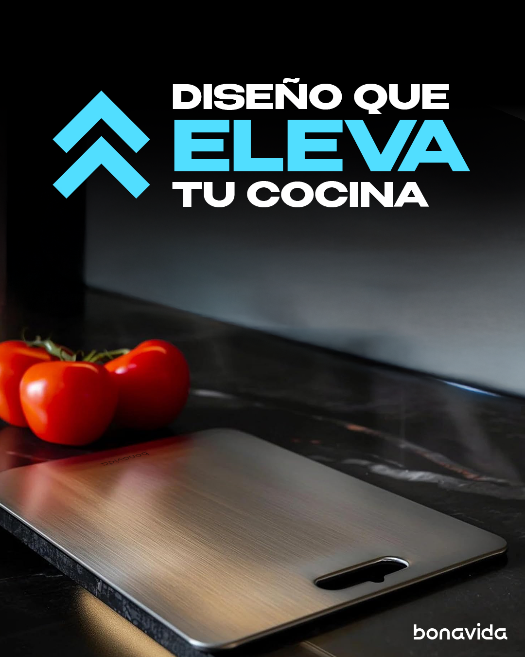 Tabla de cortar a base de Titanio Puro | Bonavida™