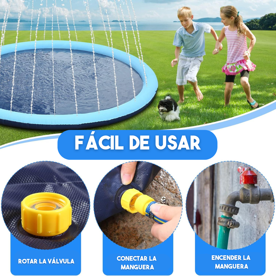 SplashMat™ | Piscina de chorros para el verano