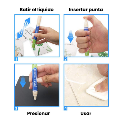 Groutpen ™ | Lápiz reparador de loseta (OFERTA 3X1)