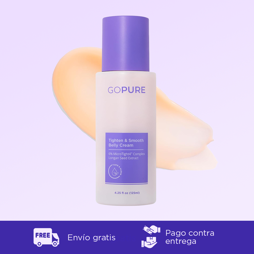 GoPure: Crema Reafirmante y Alisadora para el Vientre