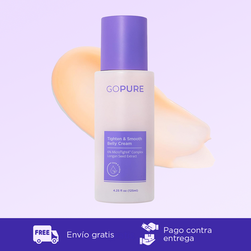 GoPure: Crema Reafirmante y Alisadora para el Vientre