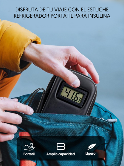 Estuche para Insulina con Control de Temperatura | 2 packs de frio gratis
